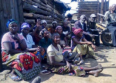 Some of the older vulnerable people of
Kandabwe